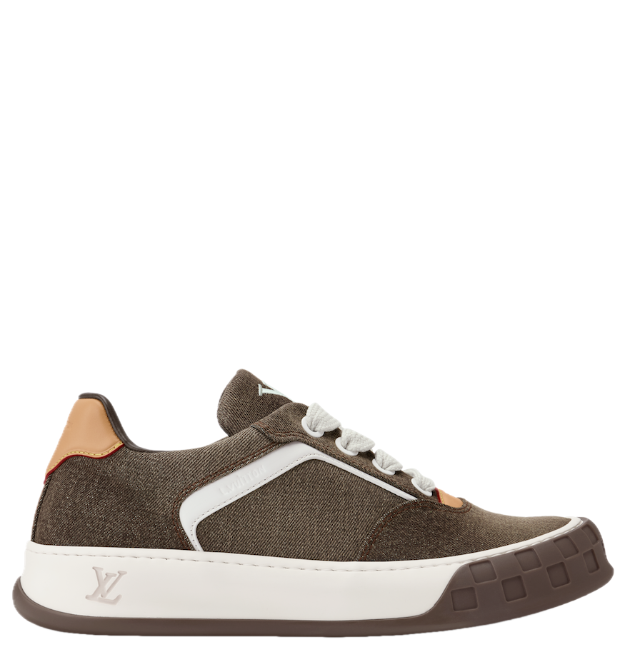  Giày Nam Louis Vuitton LV Tilted Trainers 'Brown' 