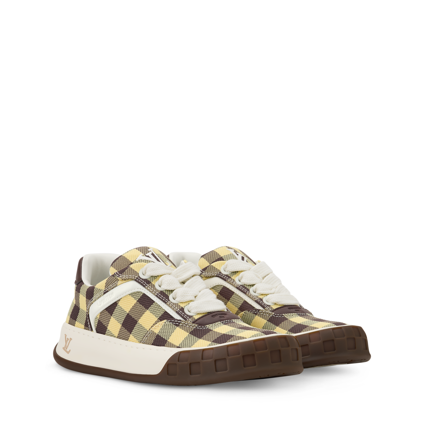  Giày Nam Louis Vuitton LV Tilted Trainers 'Yellow' 