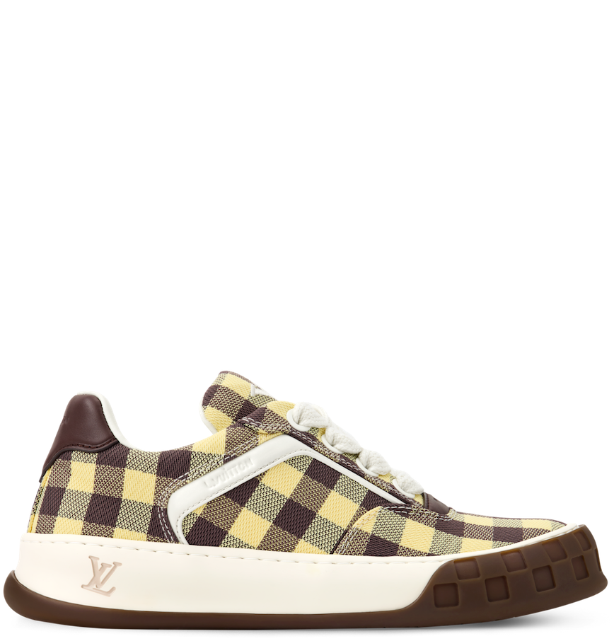  Giày Nam Louis Vuitton LV Tilted Trainers 'Yellow' 
