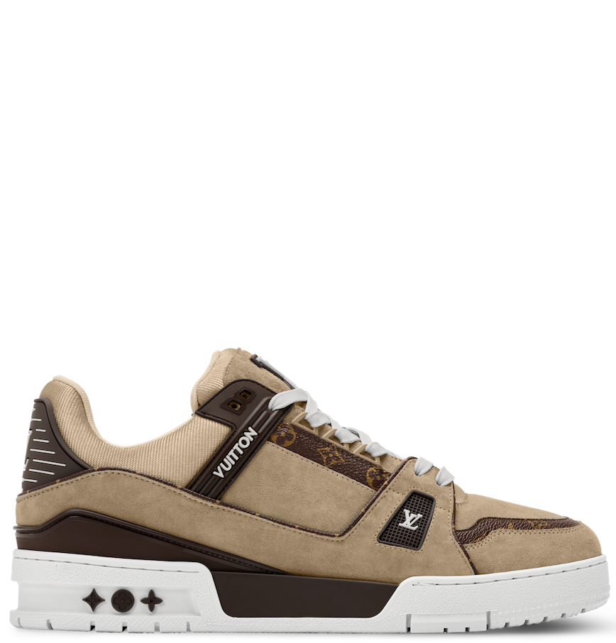  Giày Nam Louis Vuitton LV Trainer 'Beige' 