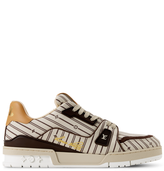  Giày Nam Louis Vuitton LV Trainer 'Beige' 