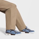  Giày Nam Louis Vuitton LV Trainer 'Blue' 