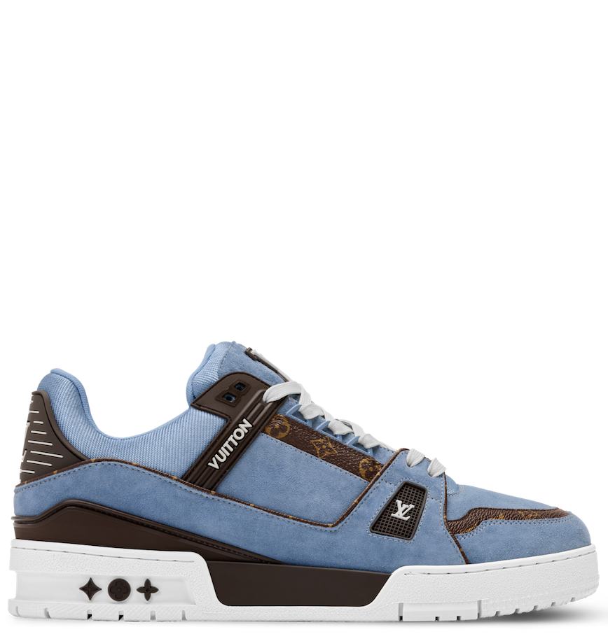  Giày Nam Louis Vuitton LV Trainer 'Blue' 