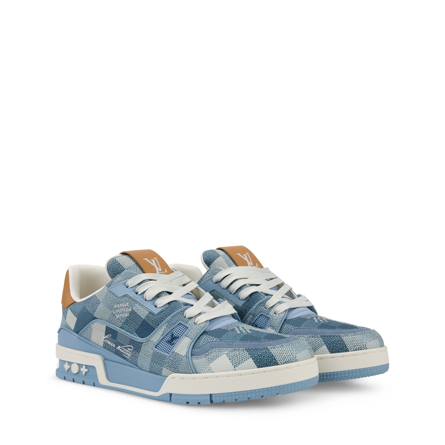  Giày Nam Louis Vuitton LV Trainer 'Blue' 