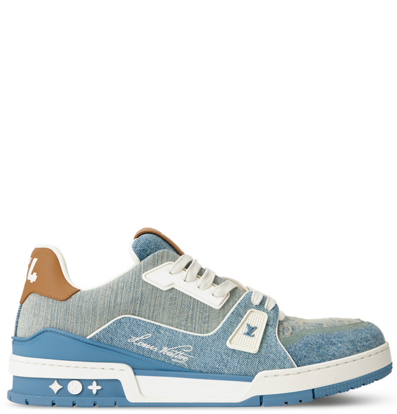  Giày Nam Louis Vuitton LV Trainer 'Blue' 