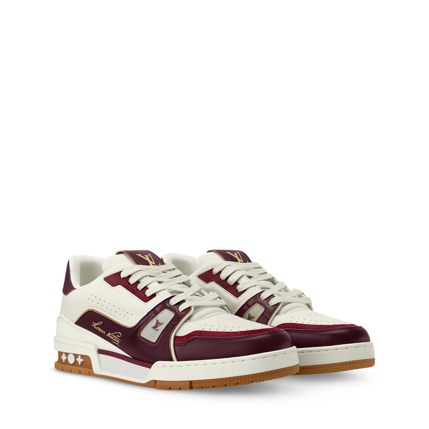  Giày Nam Louis Vuitton LV Trainer 'Bordeaux' 