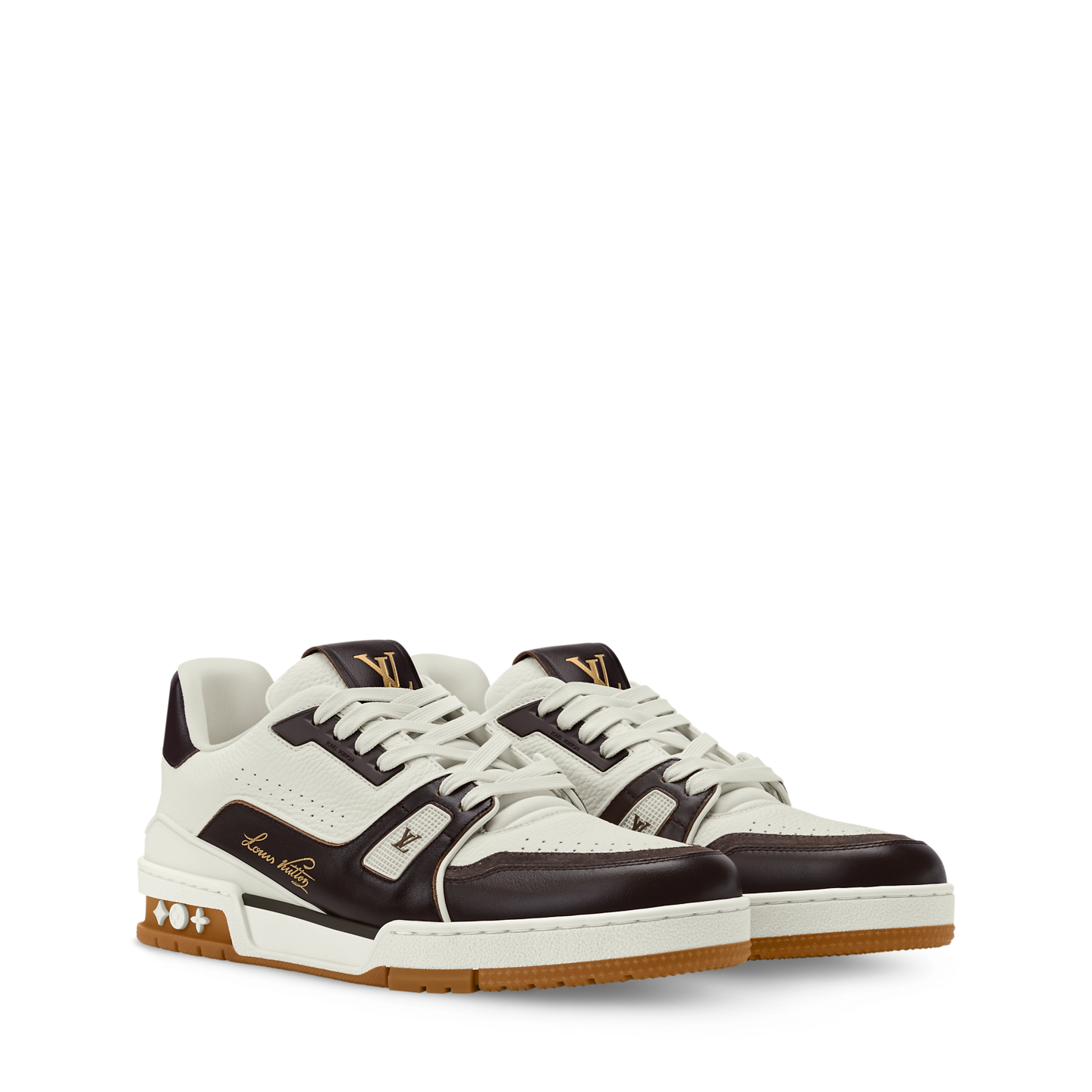  Giày Nam Louis Vuitton LV Trainer 'Brown' 