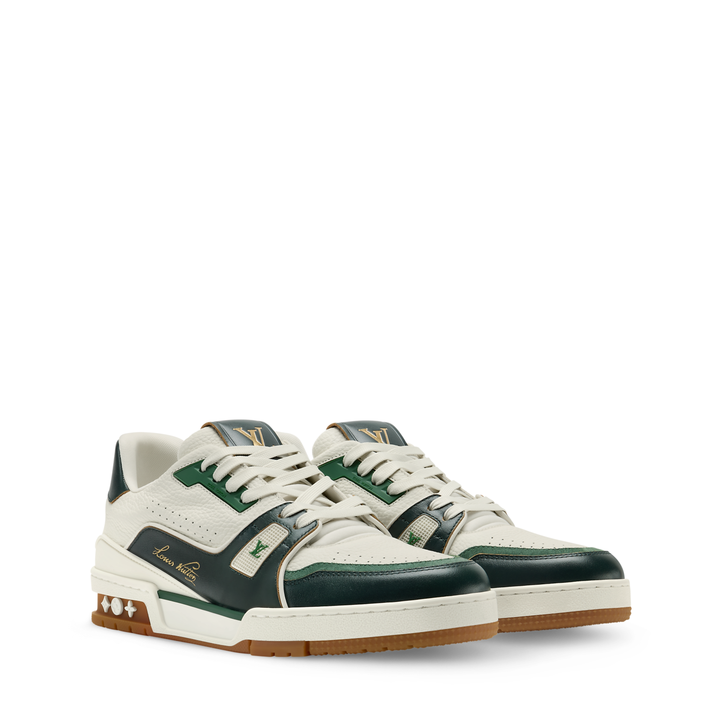  Giày Nam Louis Vuitton LV Trainer 'Green' 