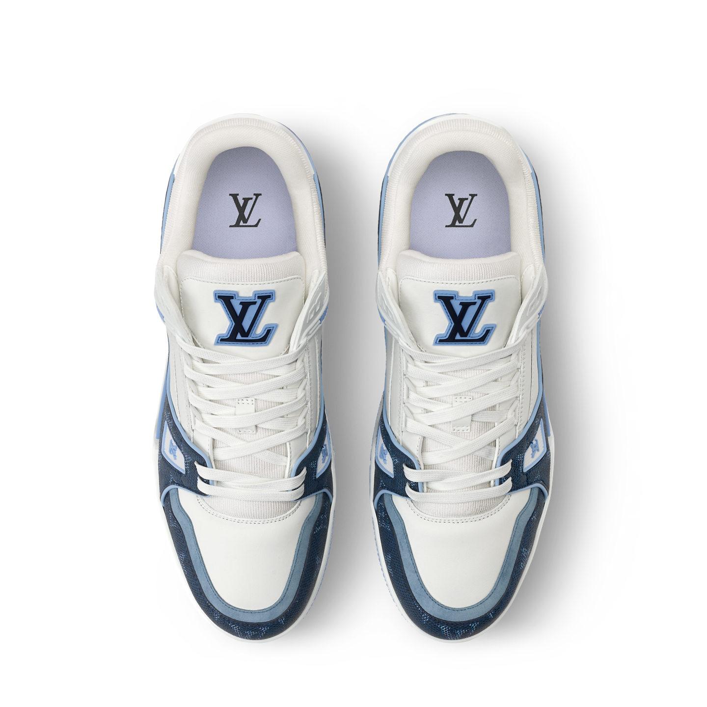  Giày Nam Louis Vuitton LV Trainer 'Marine' 