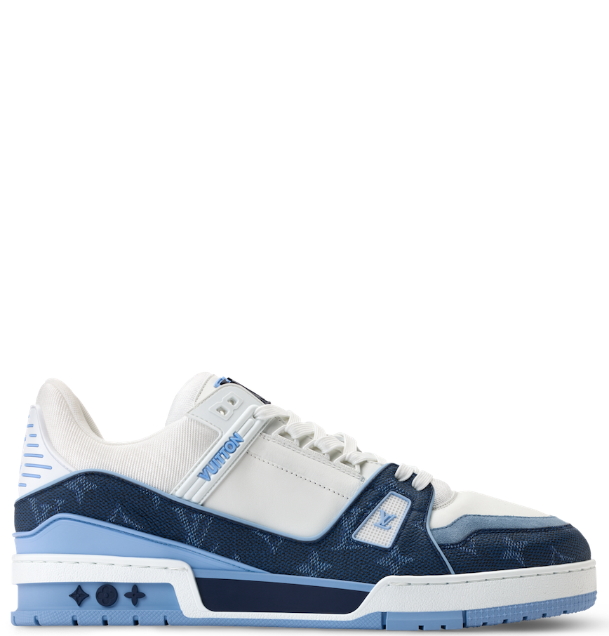  Giày Nam Louis Vuitton LV Trainer 'Marine' 