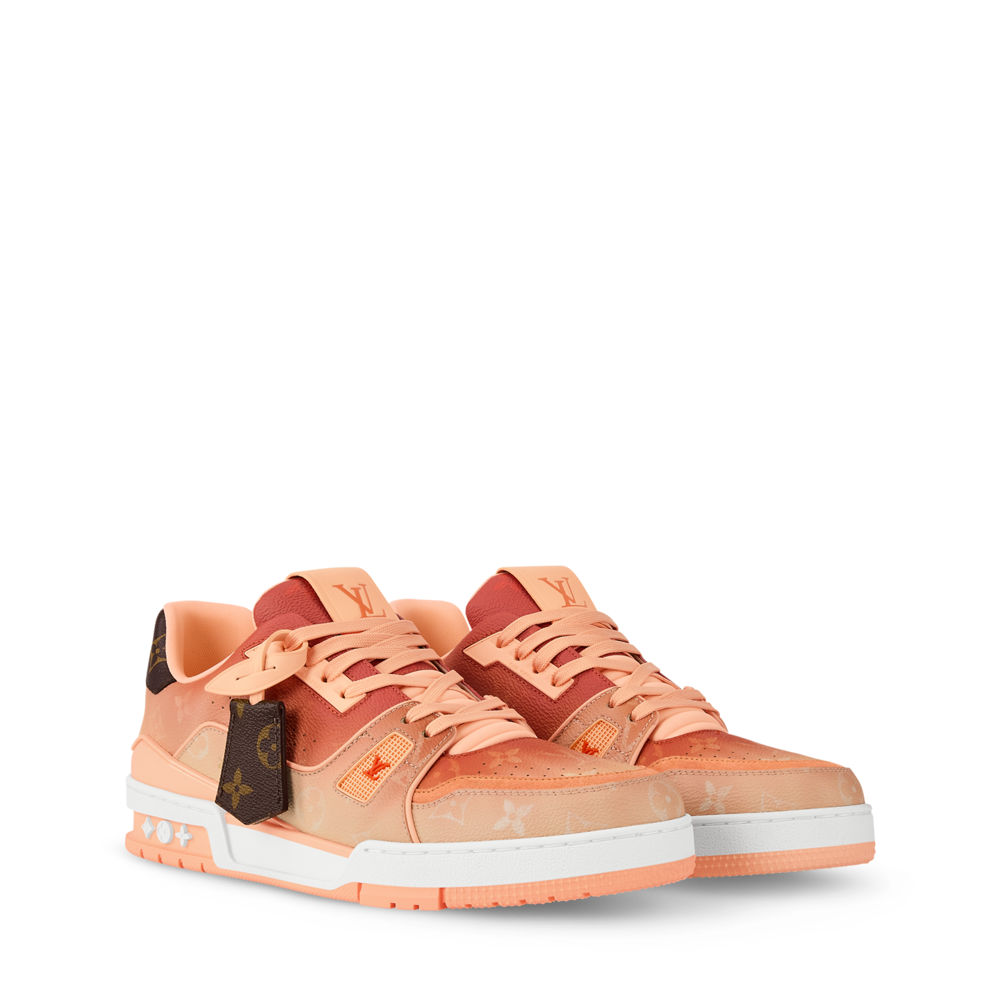  Giày Nam Louis Vuitton LV Trainer 'Orange' 
