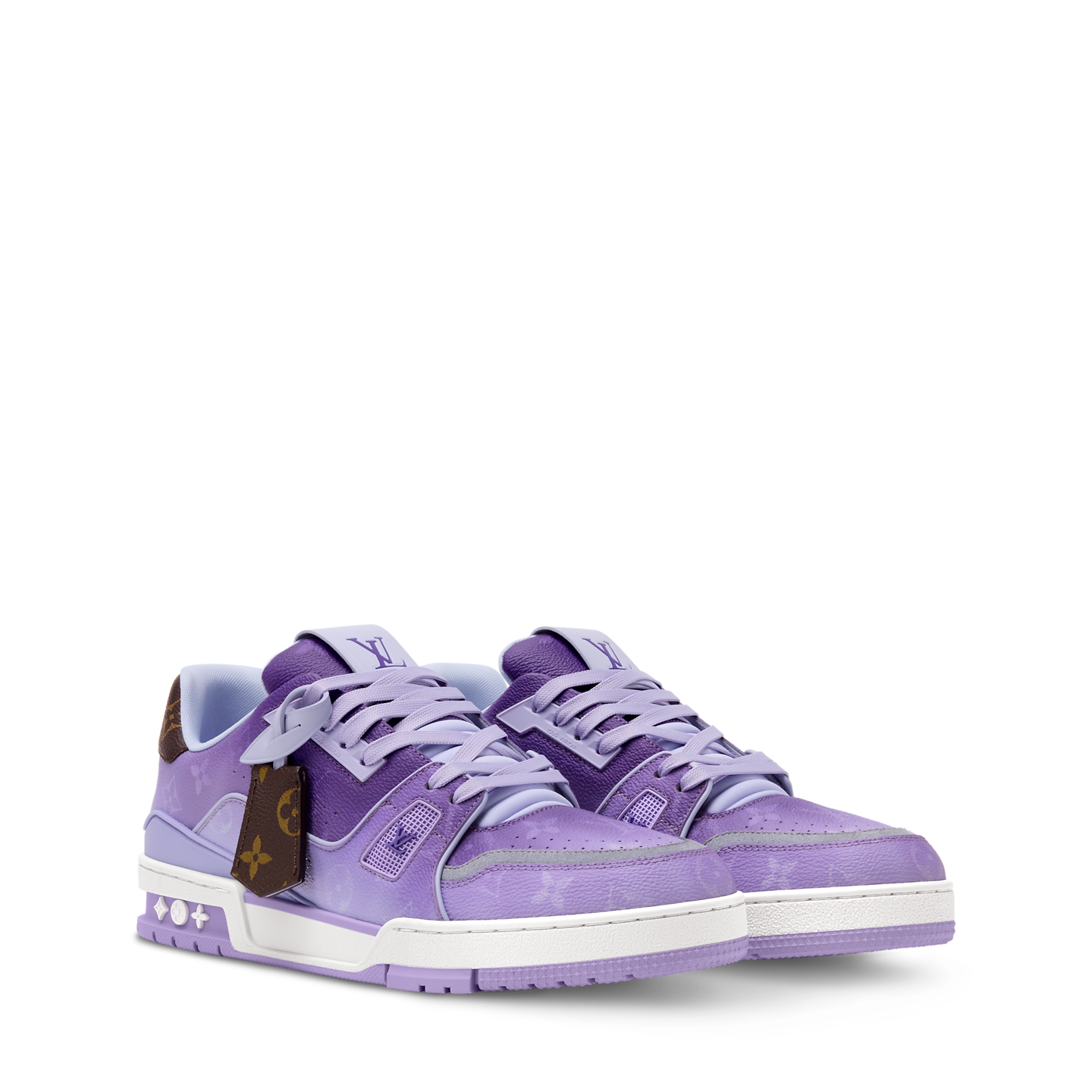 Giày Nam Louis Vuitton LV Trainer 'Purple' 