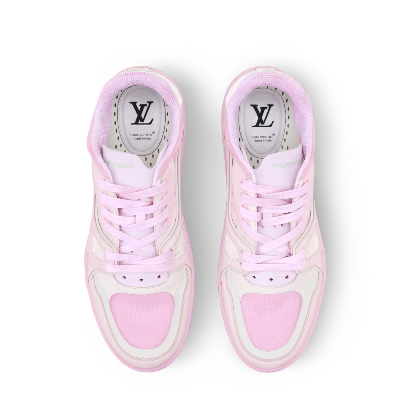  Giày Nam Louis Vuitton LV Trainer 'Rose' 