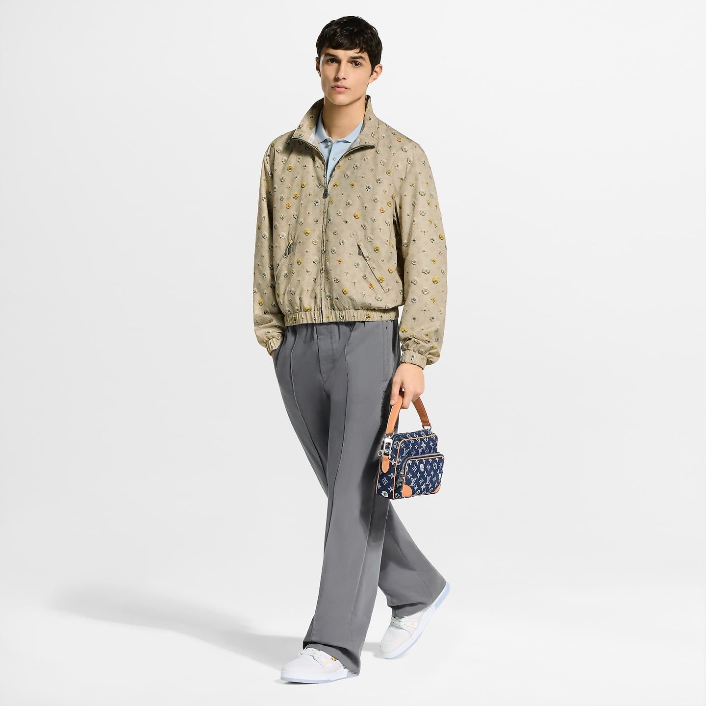  Giày Nam Louis Vuitton LV Trainer 'White' 