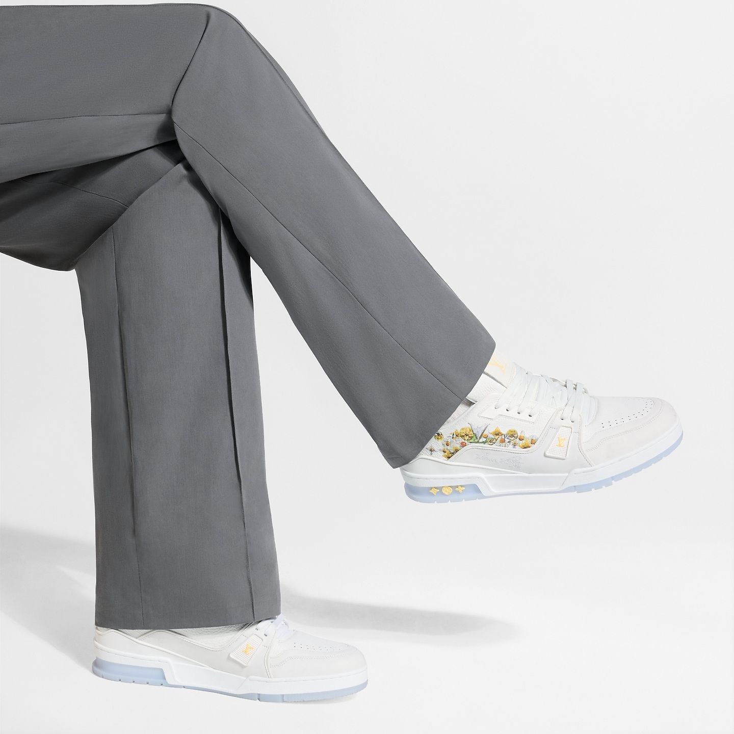  Giày Nam Louis Vuitton LV Trainer 'White' 