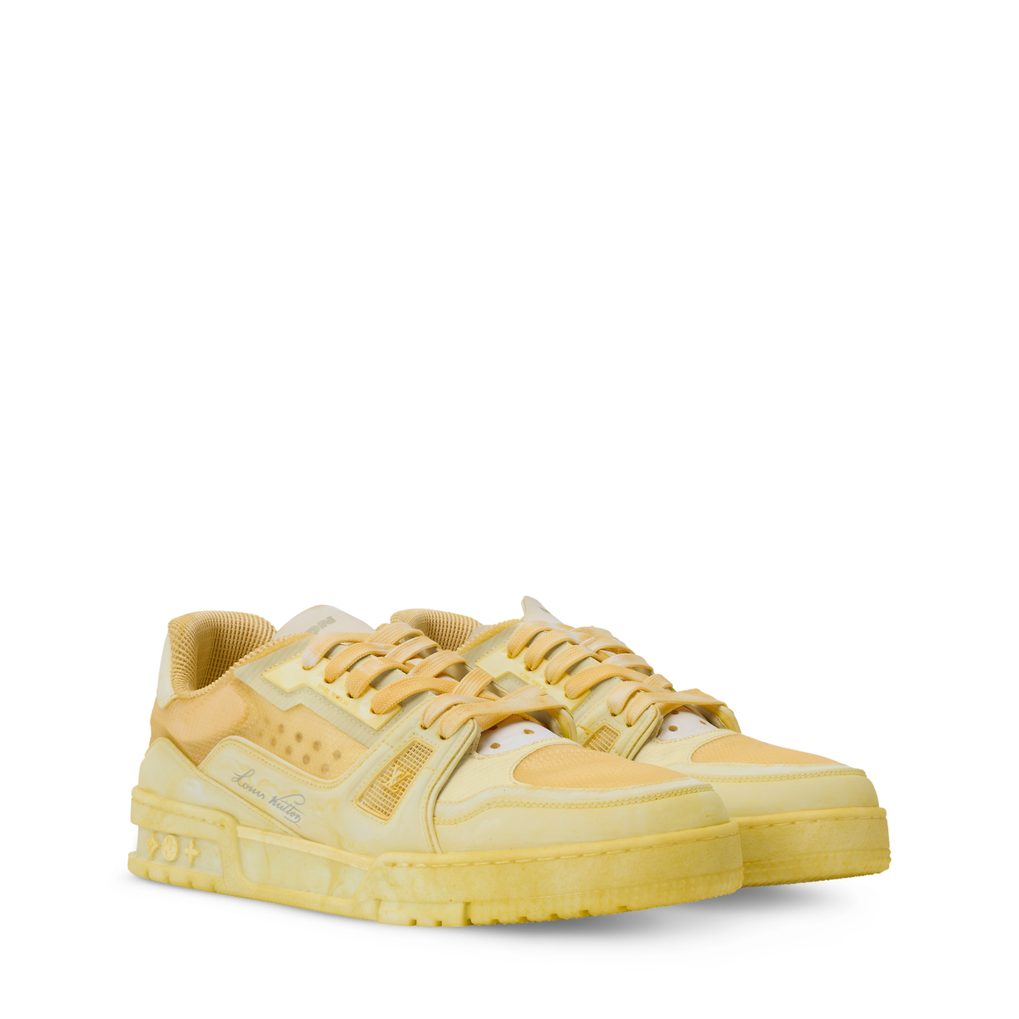  Giày Nam Louis Vuitton LV Trainer 'Yellow' 