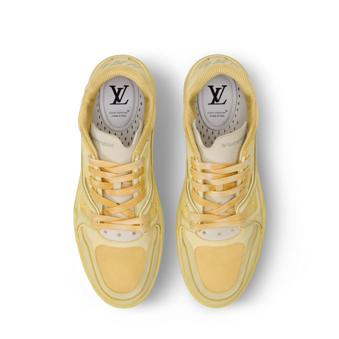 Giày Nam Louis Vuitton LV Trainer 'Yellow' 