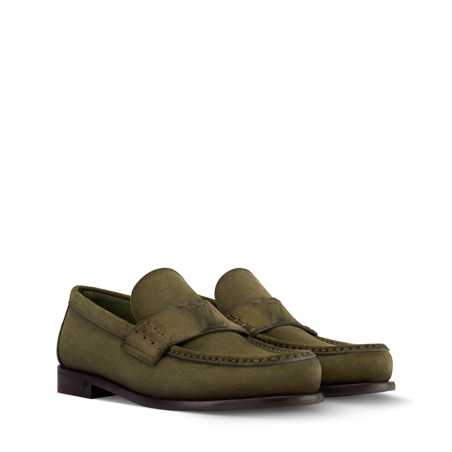  Giày Nam Louis Vuitton Major Loafers 'Kaki' 