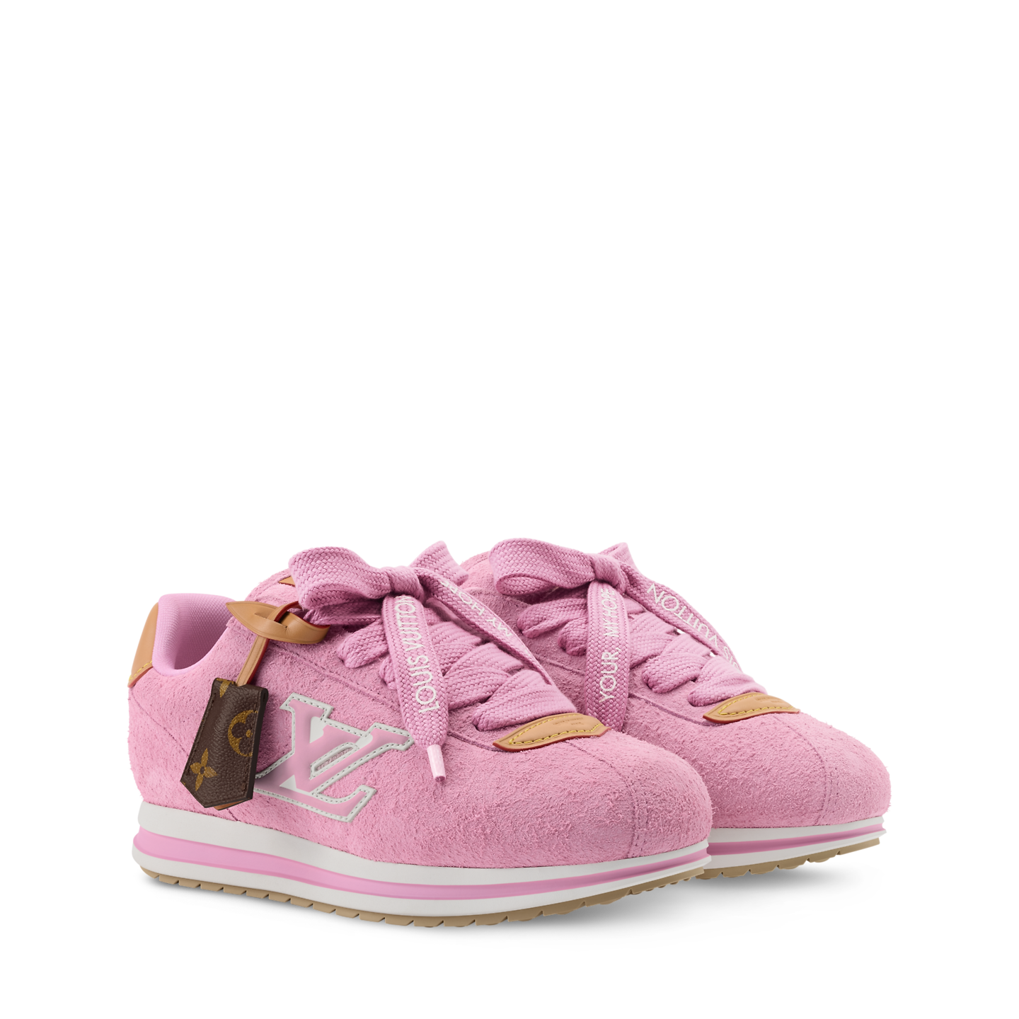  Giày Nam Louis Vuitton x J-Hope Buttersoft Trainers 'Pink' 