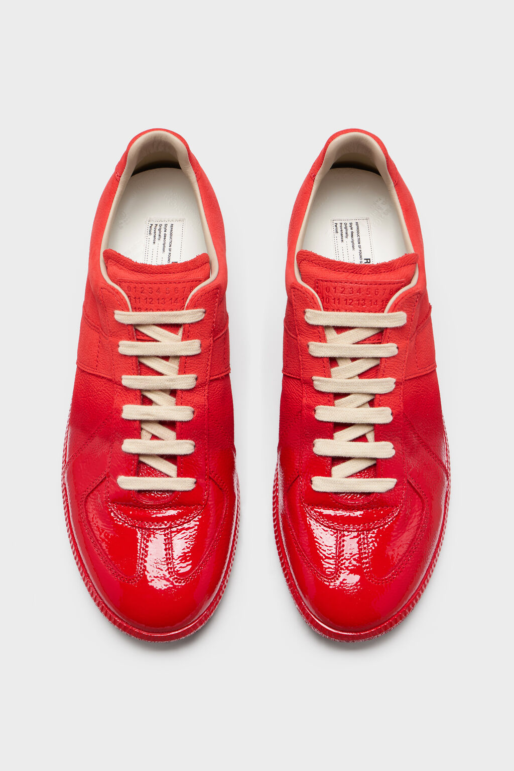  Giày Nam Maison Margiela Replica Sneakers 'Red' 
