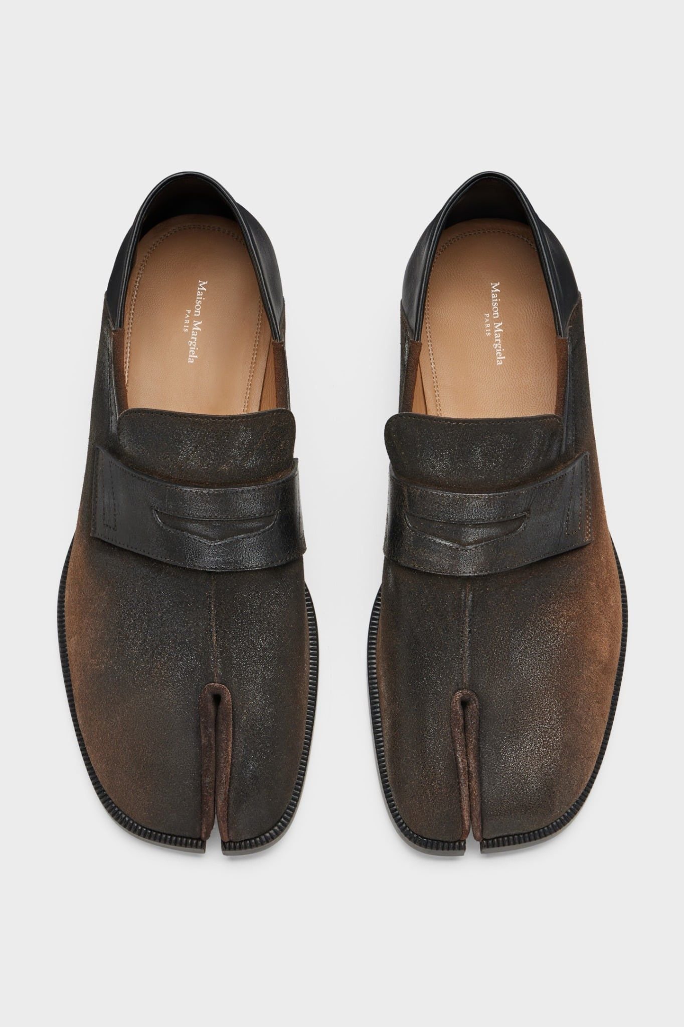  Giày Nam Maison Margiela Tabi City Loafers 'Black' 
