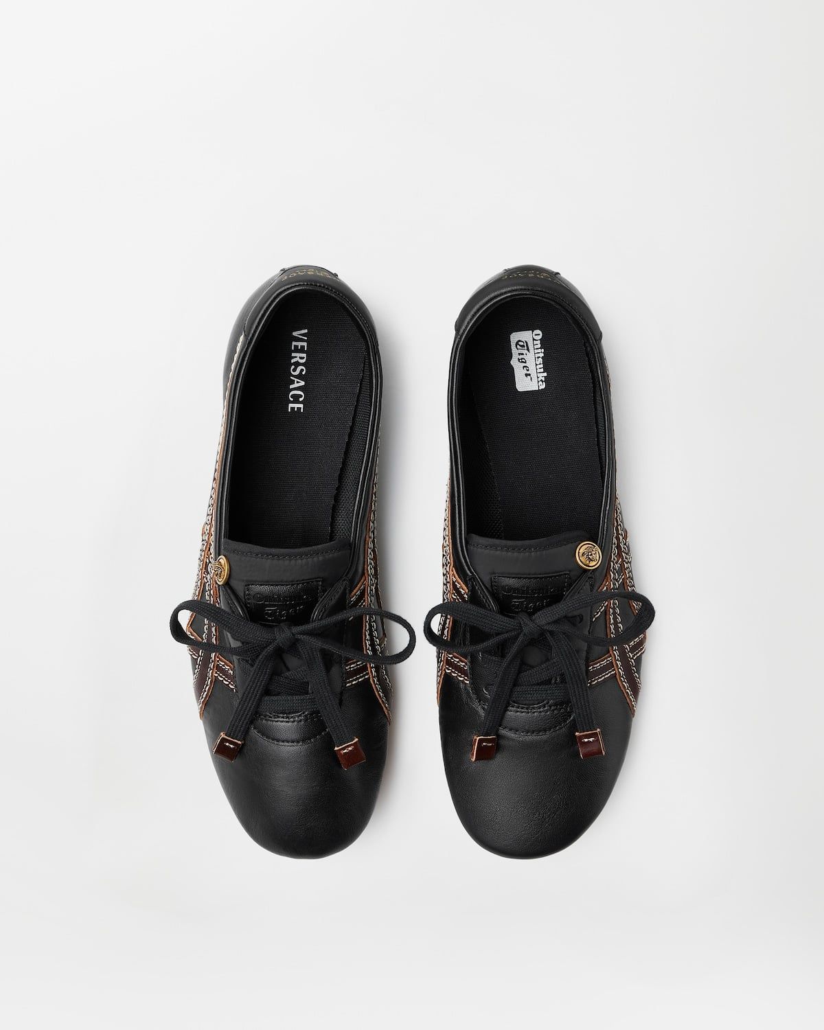  Giày Nam Onitsuka Tiger x Versace Sakura 'Black' 