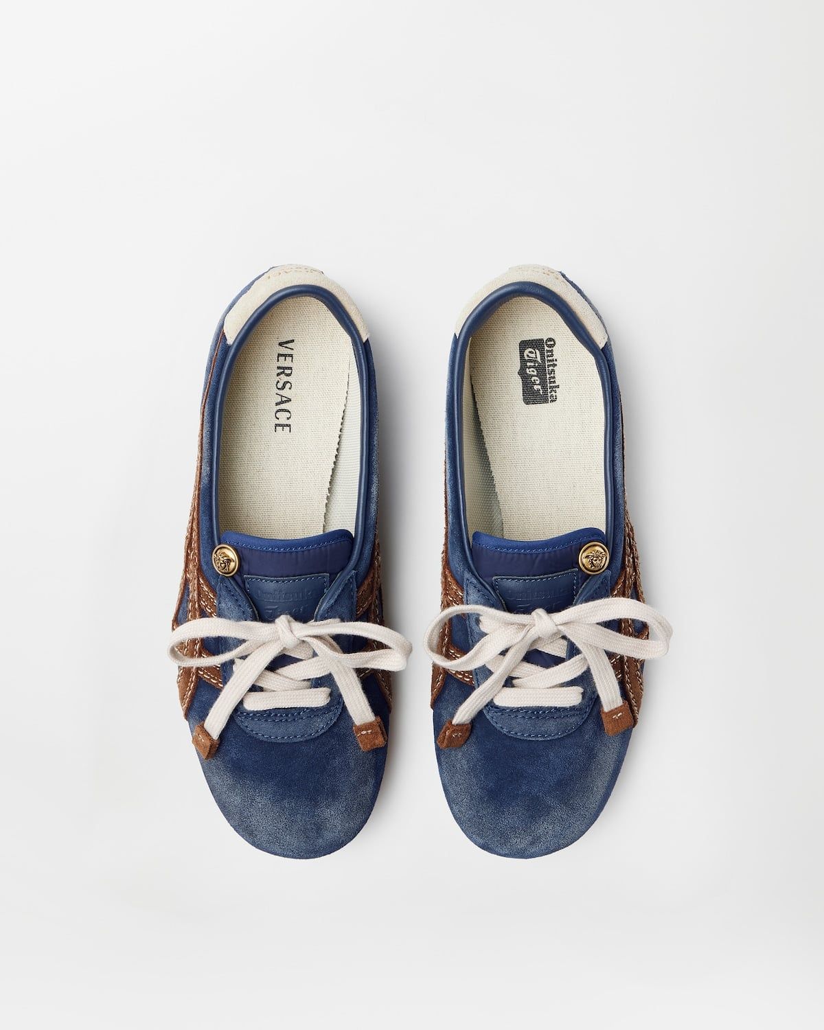  Giày Nữ Onitsuka Tiger x Versace Sakura 'Blue' 