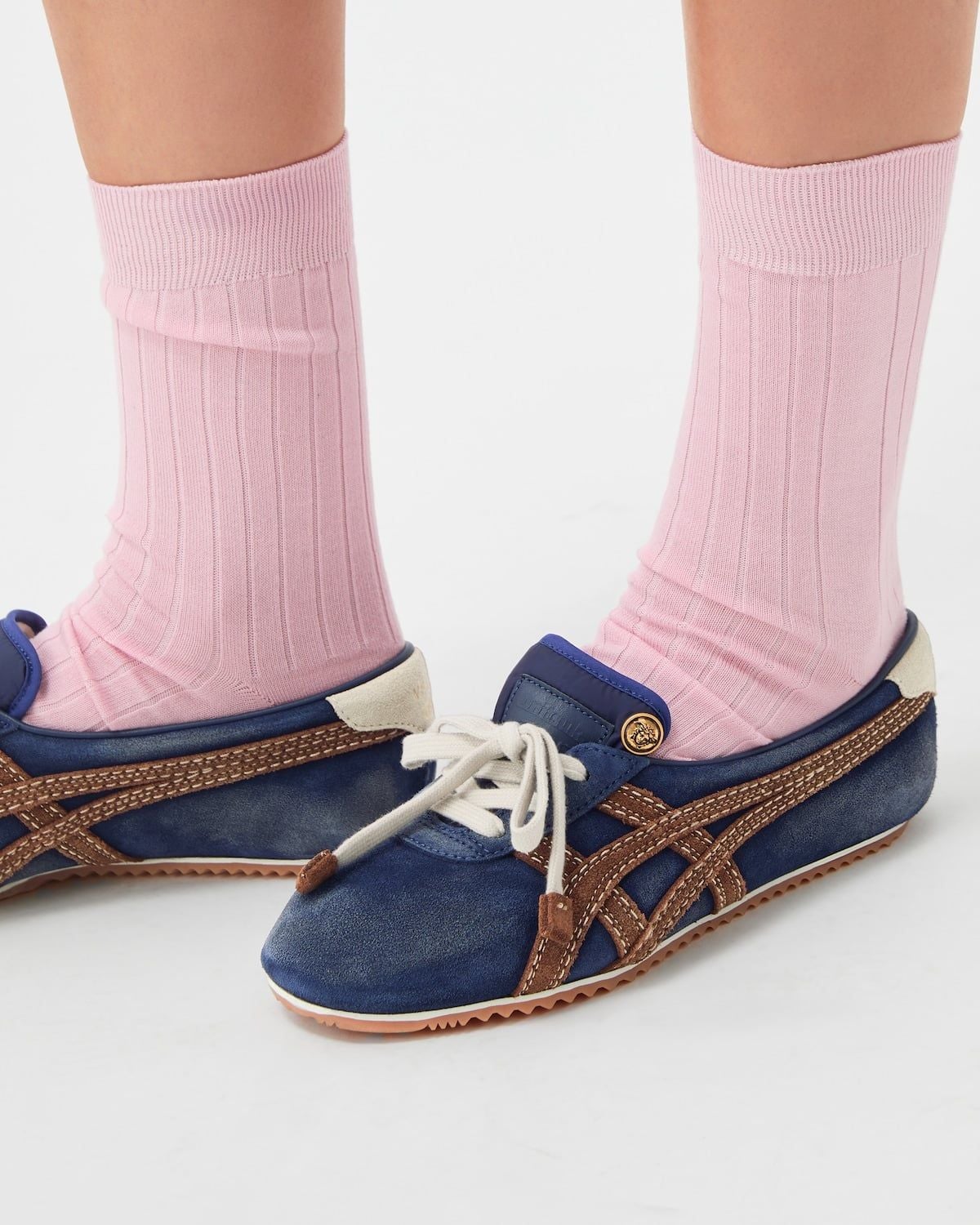  Giày Nữ Onitsuka Tiger x Versace Sakura 'Blue' 
