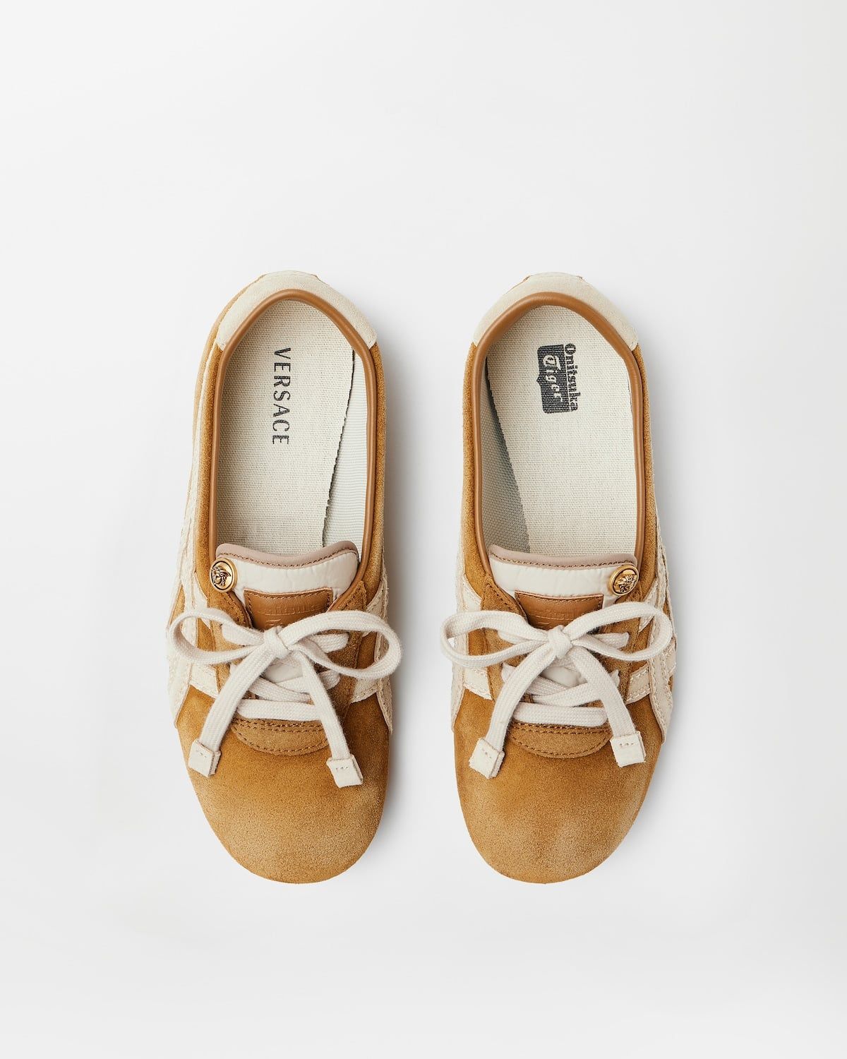  Giày Nữ Onitsuka Tiger x Versace Sakura 'Brown' 