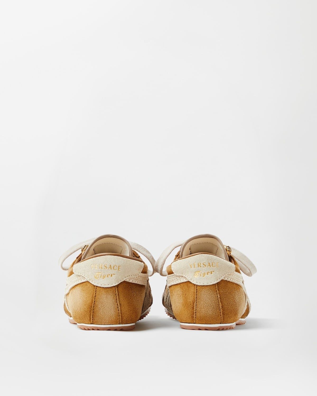  Giày Nữ Onitsuka Tiger x Versace Sakura 'Brown' 