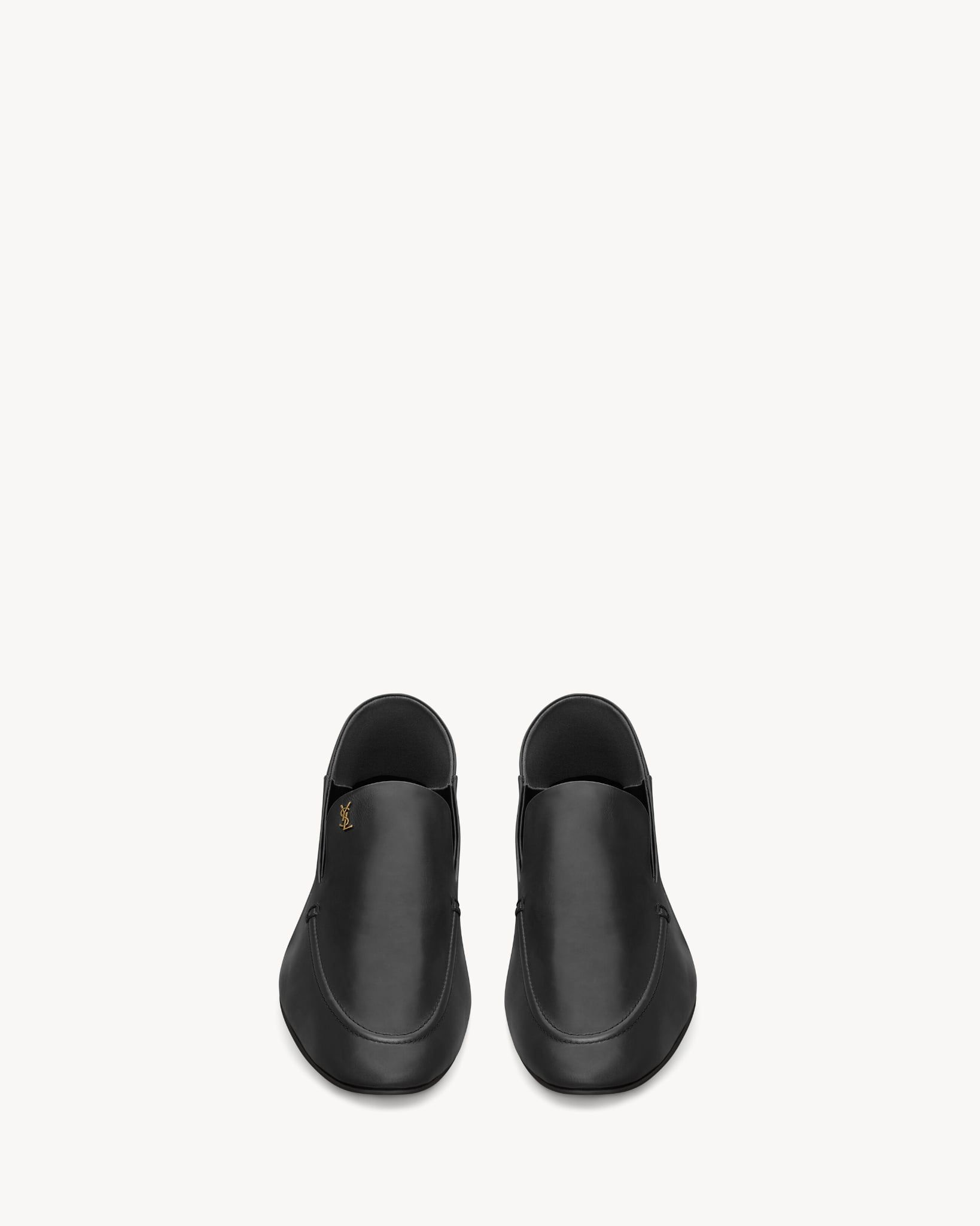  Giày Nam Saint Laurent Alain Slippers 'Black' 