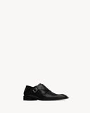  Giày Nam Saint Laurent Connor Monk Straps 'Black' 