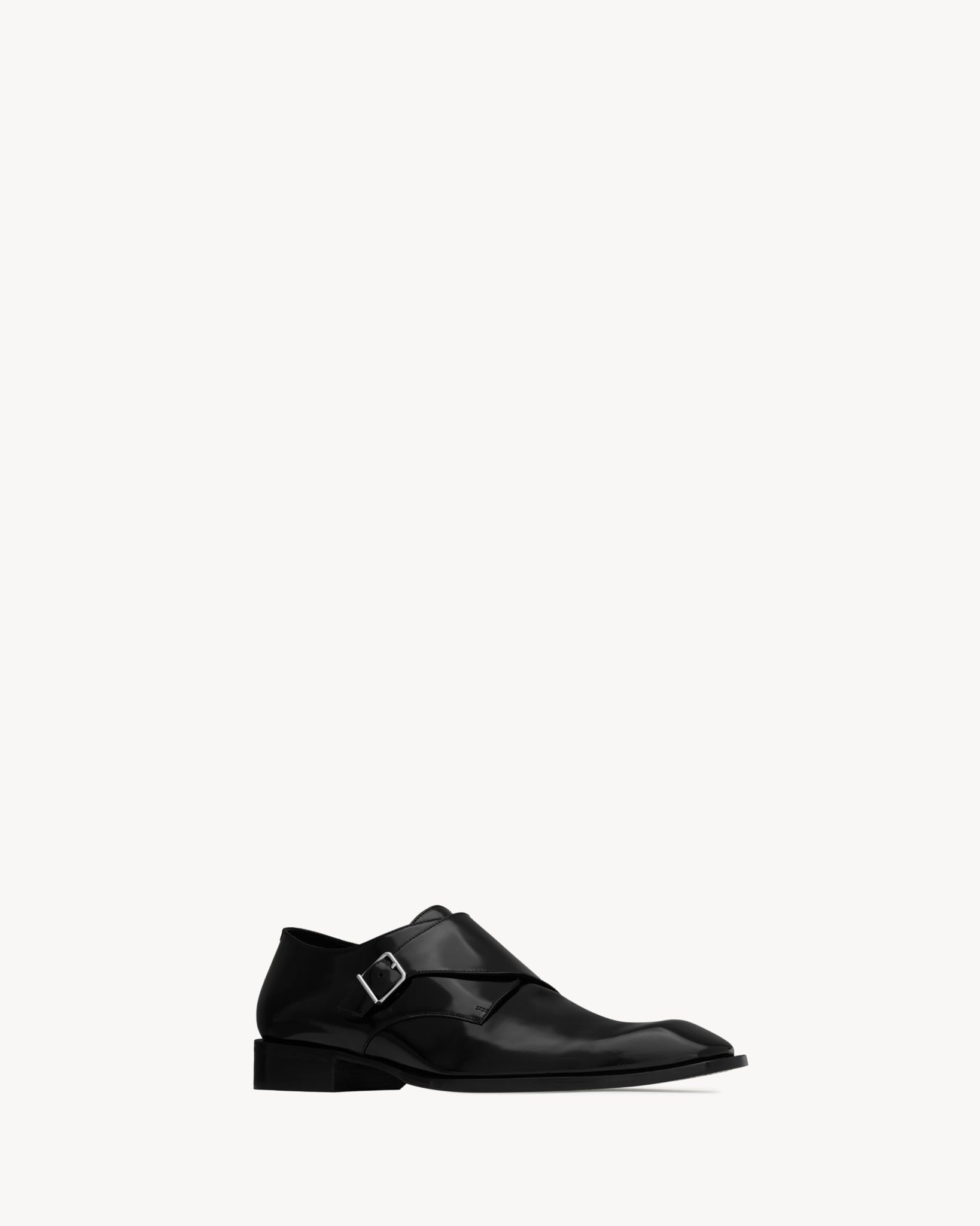  Giày Nam Saint Laurent Connor Monk Straps 'Black' 