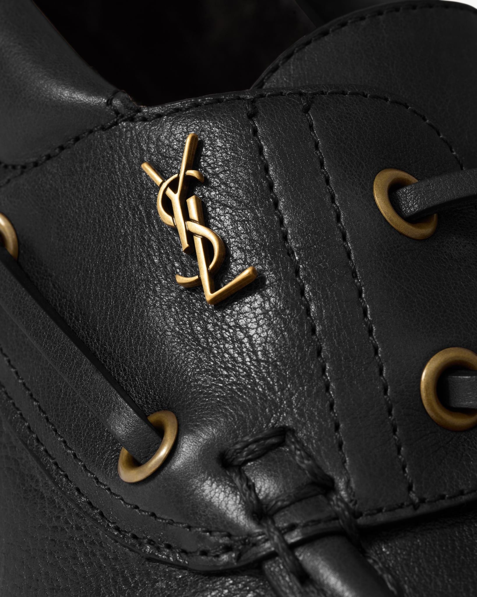  Giày Nam Saint Laurent Le Loafer Bateau 'Black' 