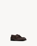 Giày Nam Saint Laurent Le Loafer Bateau 'Brown' 