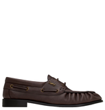  Giày Nam Saint Laurent Le Loafer Bateau 'Brown' 