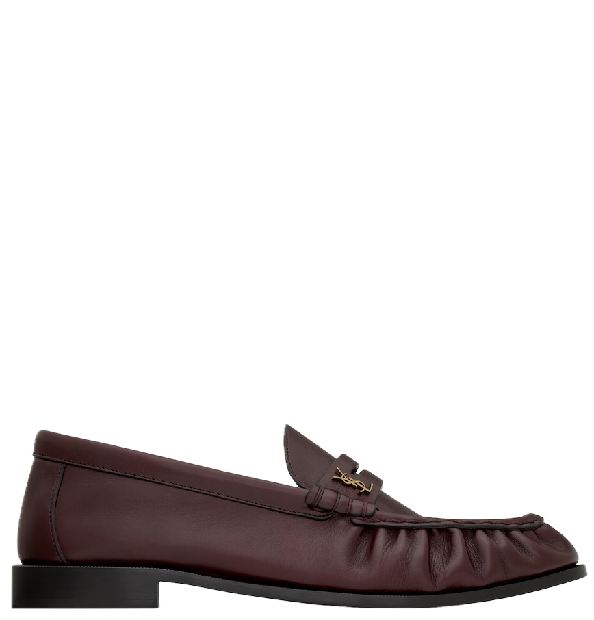  Giày Nam Saint Laurent Le Loafer Supple 'Bordeaux' 