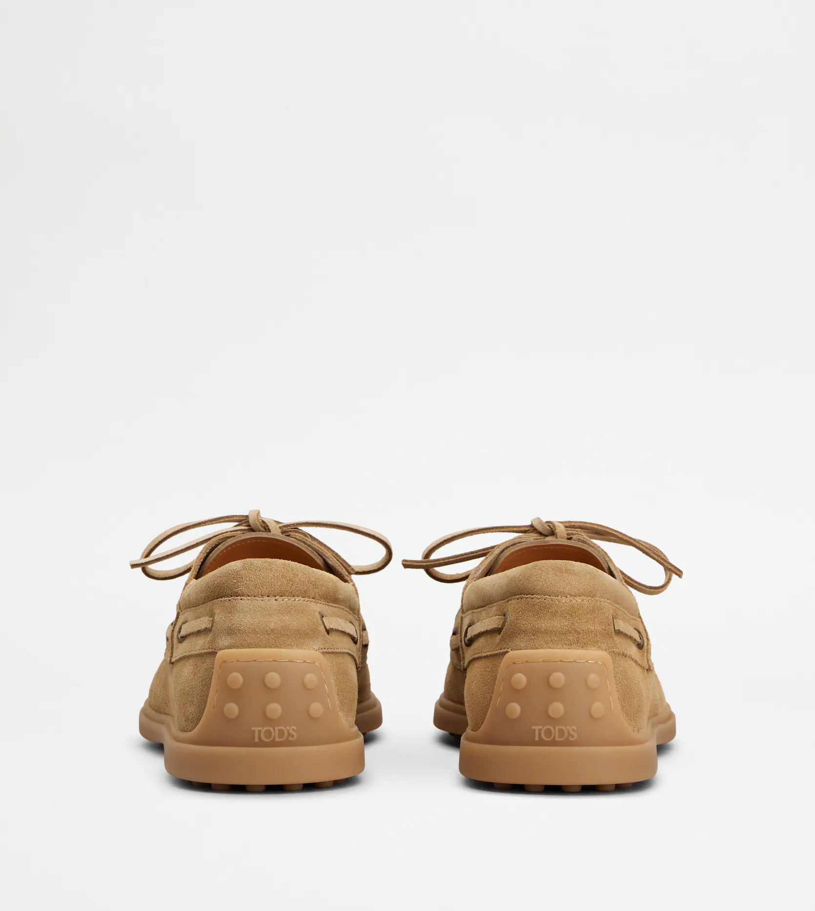  Giày Nam Tod's Boat Shoes In Suede 'Brown' 