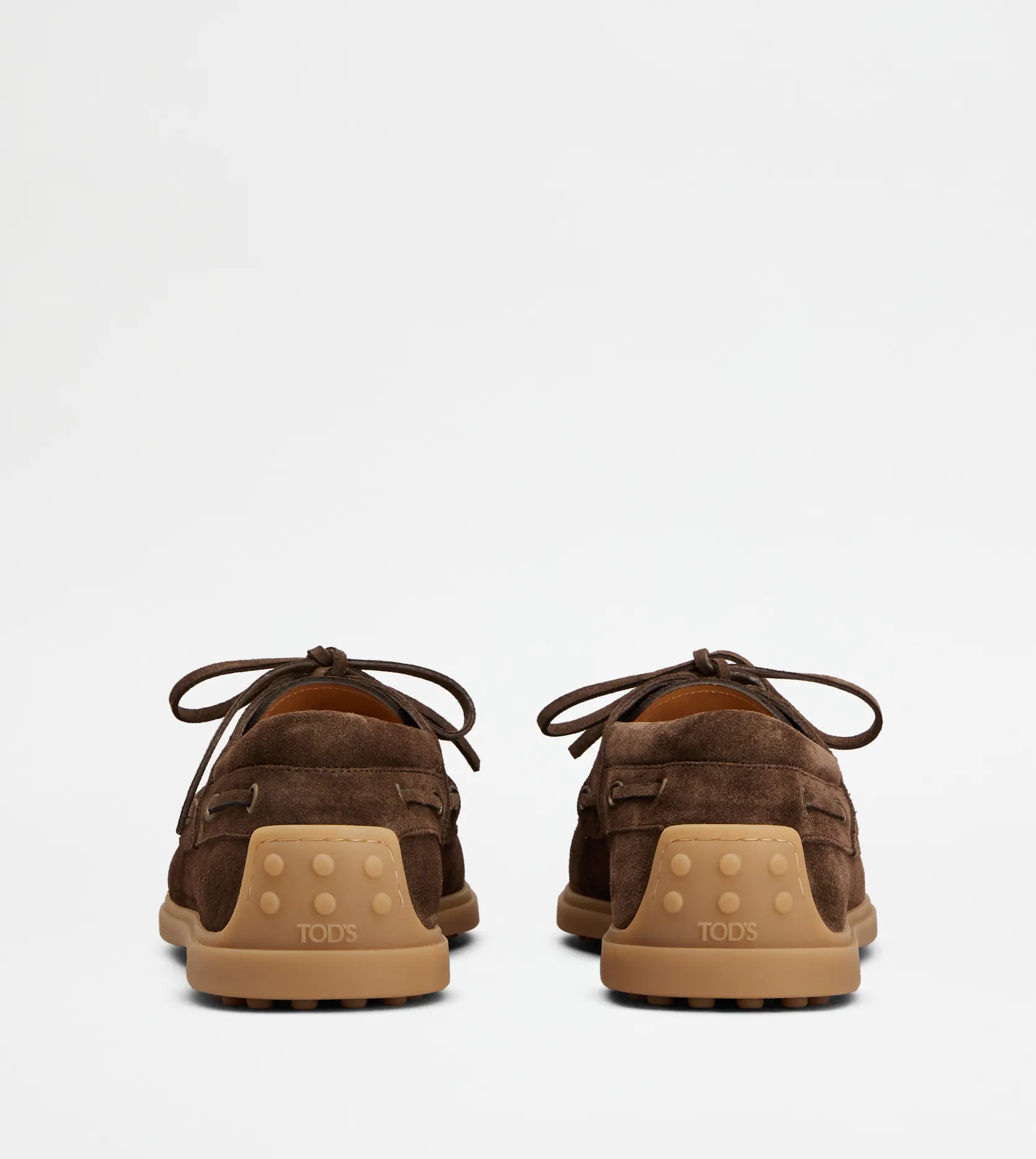  Giày Nam Tod's Boat Shoes In Suede 'Brown' 