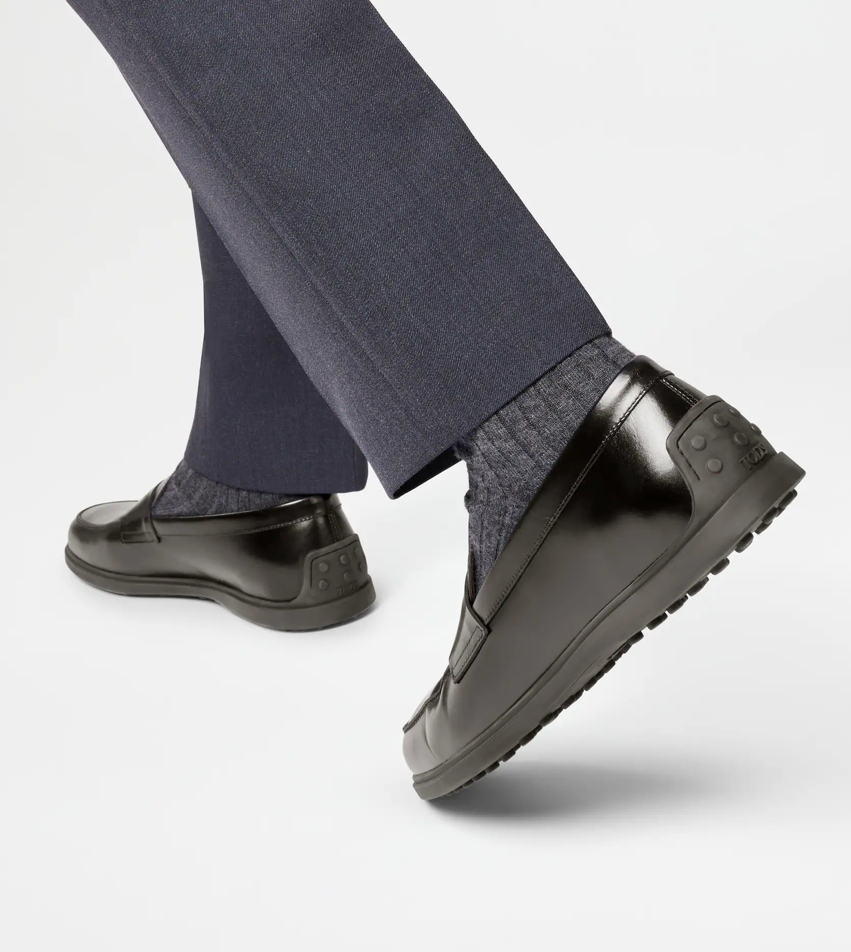  Giày Nam Tod's Loafers In Leather 'Black' 