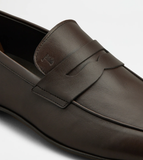  Giày Nam Tod's Loafers in Leather 'Brown' 