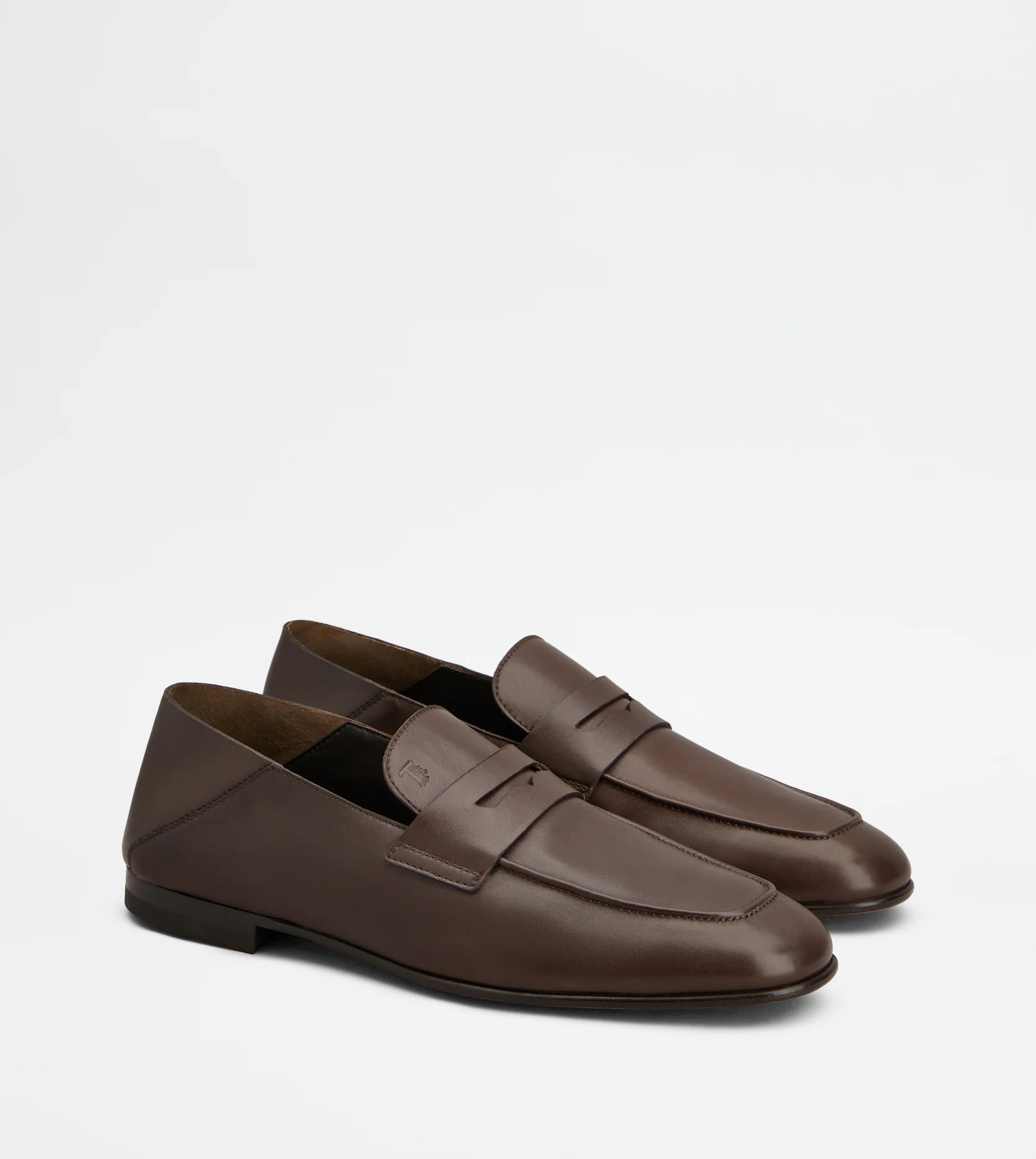  Giày Nam Tod's Loafers In Leather 'Brown' 