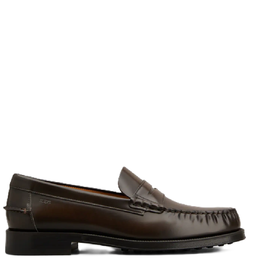  Giày Nam Tod's Loafers In Leather 'Brown' 