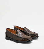  Giày Nam Tod's Loafers In Leather 'Brown' 