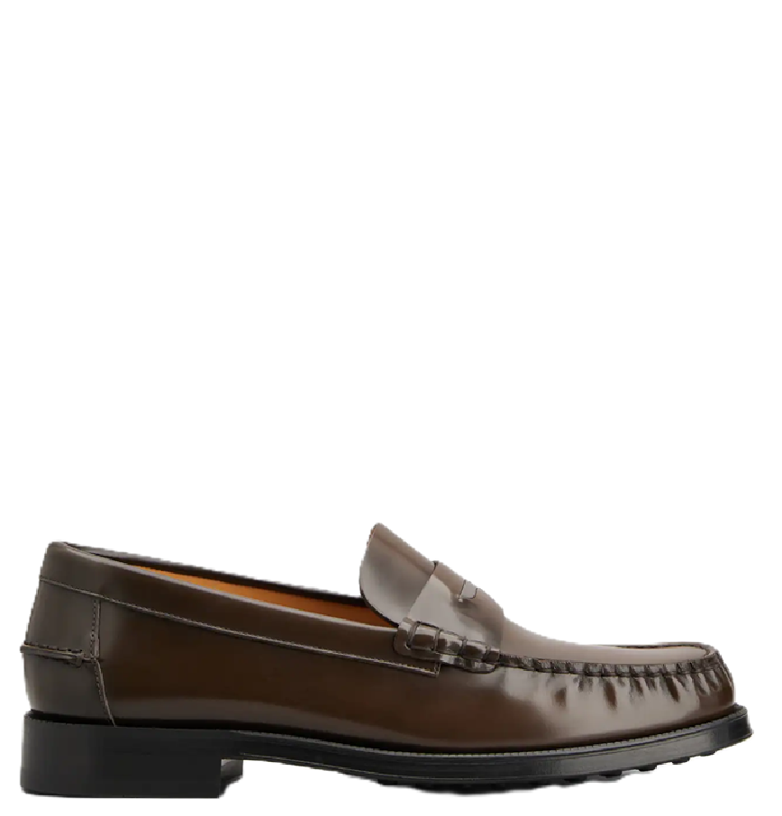  Giày Nam Tod's Loafers In Leather 'Brown' 
