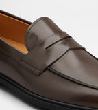  Giày Nam Tod's Loafers In Leather 'Brown' 