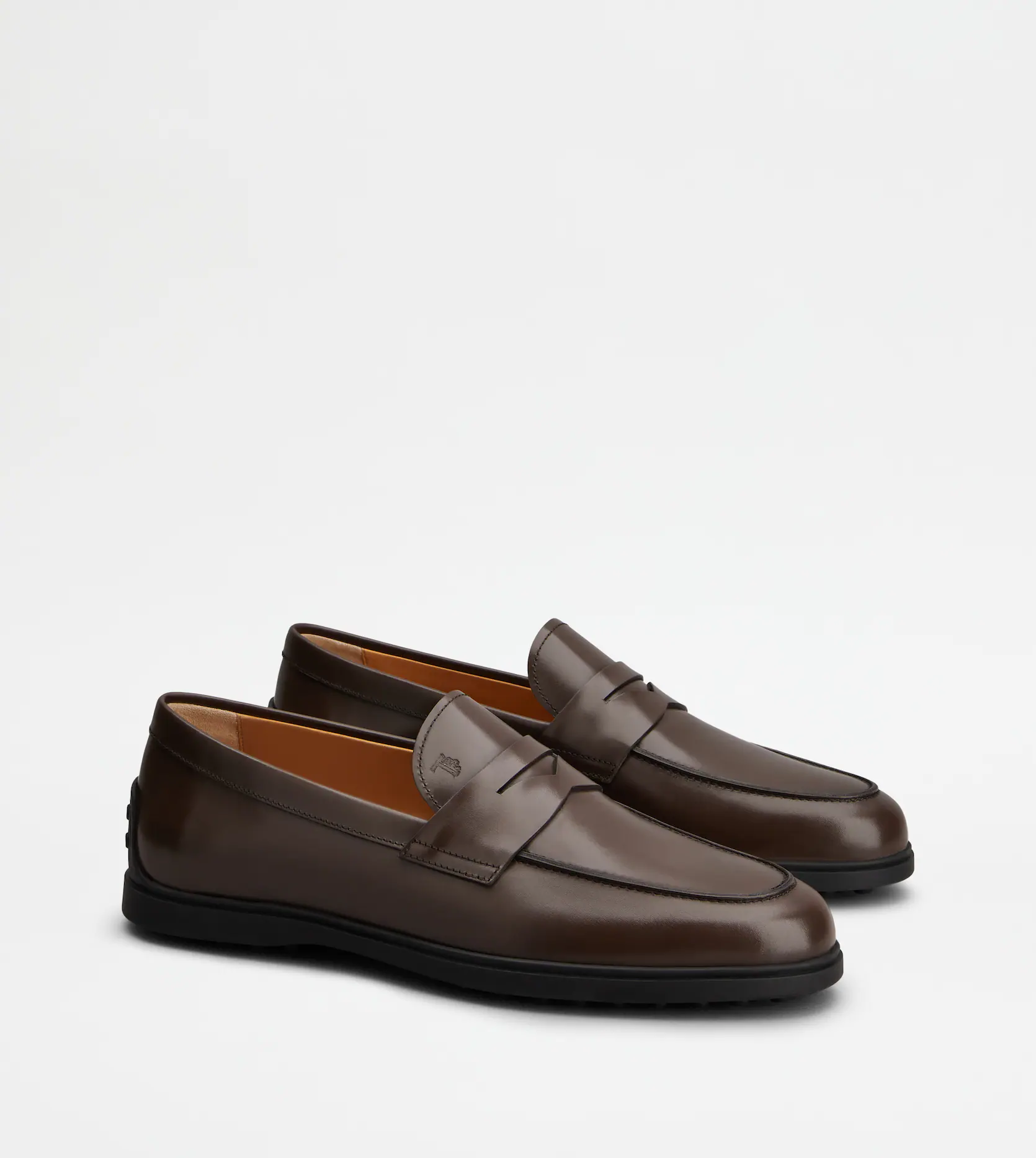  Giày Nam Tod's Loafers In Leather 'Brown' 