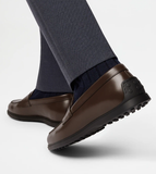  Giày Nam Tod's Loafers In Leather 'Brown' 