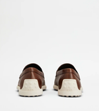  Giày Nam Tod's Loafers In Leather 'Brown' 