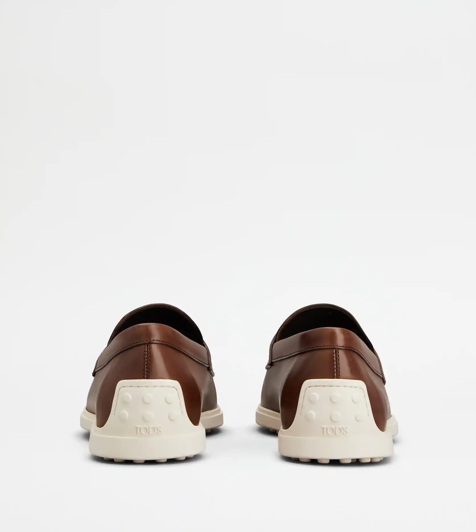  Giày Nam Tod's Loafers In Leather 'Brown' 